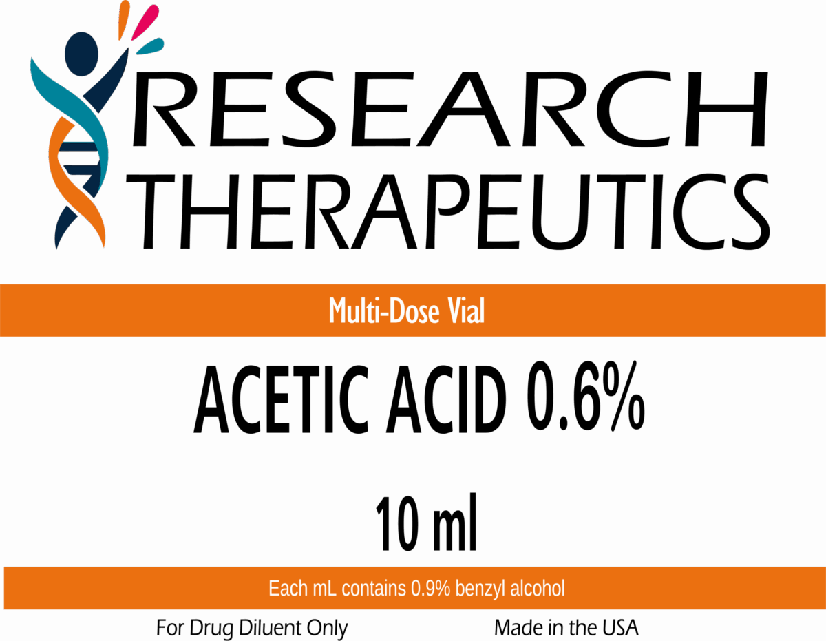 Acetic Acid 0.6% Solution - 10mL vial